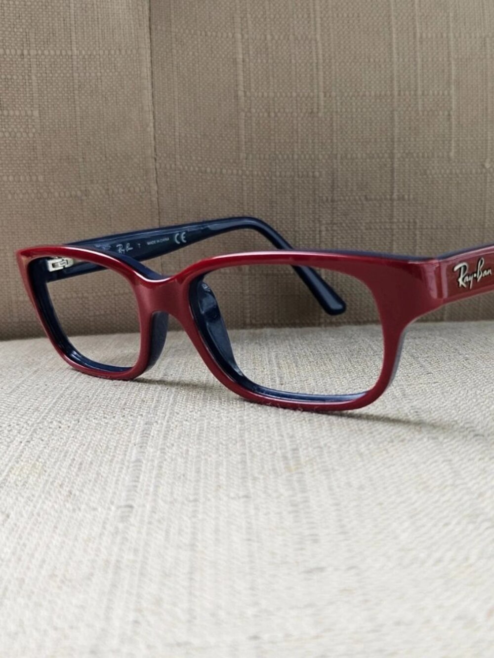 Ray-Ban Youth Eyeglasses Frame Eyewear RB1527 3577 Burgundy/Blue Tone Glasses